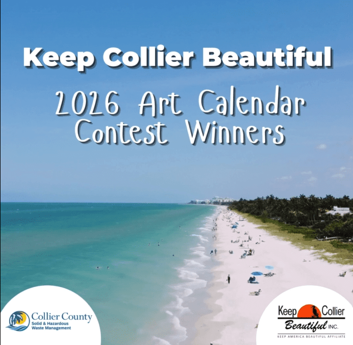 Winners of the 2026 Keep Collier Beautiful Calendar Art Contest!